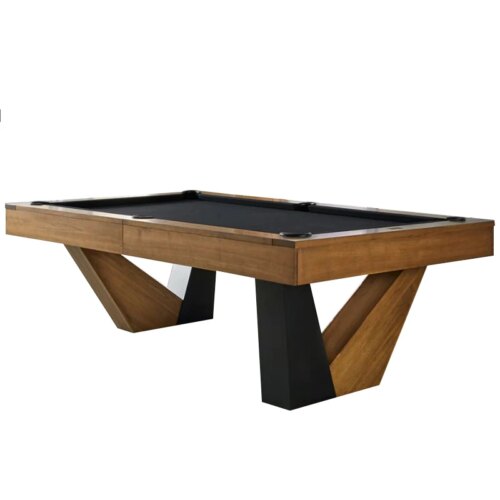 2024 modern luxury customized  pool billiard solid wood table with natural slate  slab and high speed table cloth