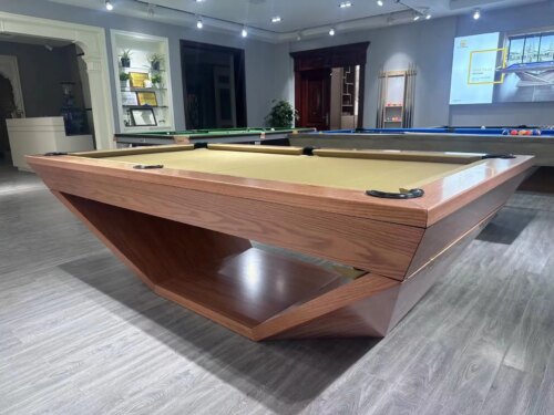 2032 Factory direct sale  high quality professional outdoor pool table  oak modern pool - Image 3