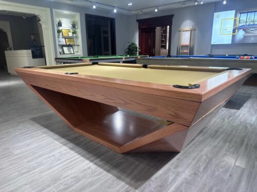 2032 Factory direct sale  high quality professional outdoor pool table  oak modern pool - Image 4
