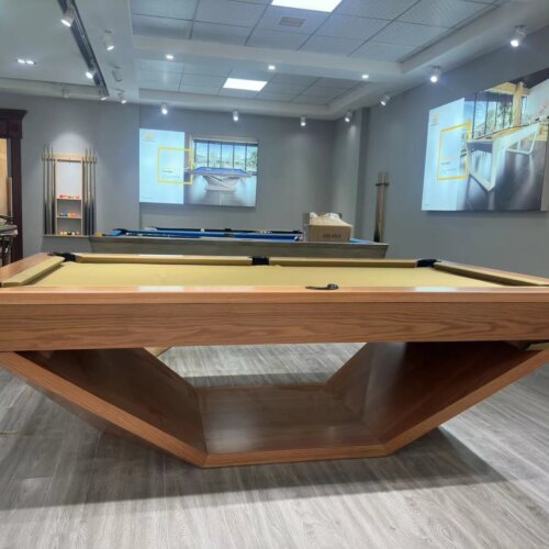 2032 Factory direct sale  high quality professional outdoor pool table  oak modern pool