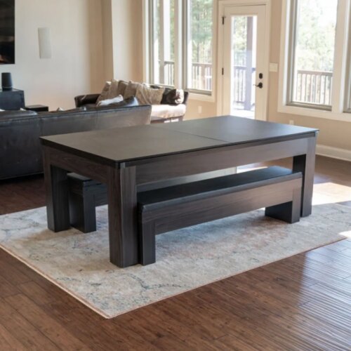 3 in 1 Pool&Billiard Table with Dining Top Table Tennis Entertainment - Image 4