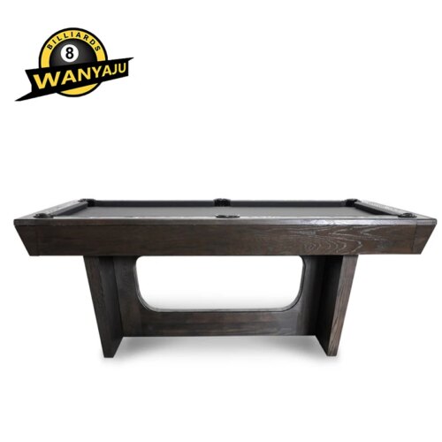 7ft/8ft/9ft factory direct selling design  Indoor Solid Wood American Billiard  Pool Table with natural slab solid maple wood - Image 6