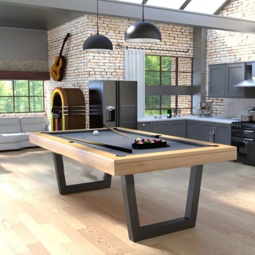 American Style Solid Wood Slate Bed 9 Feet Modern Design Pool Table On Sale - Image 4