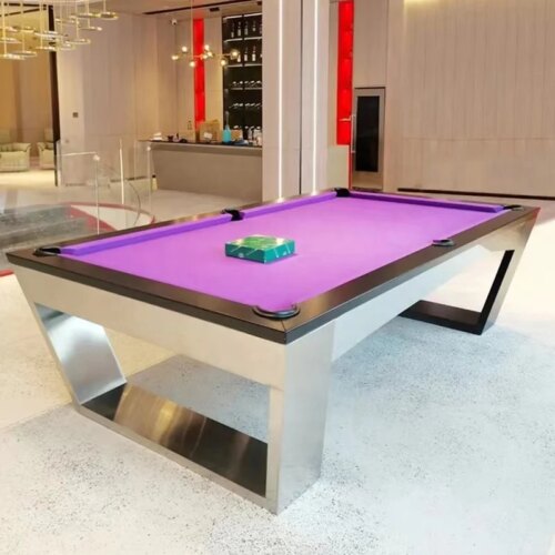 American Style Solid Wood Slate Bed 9 Feet Modern Design Pool Table On Sale - Image 5