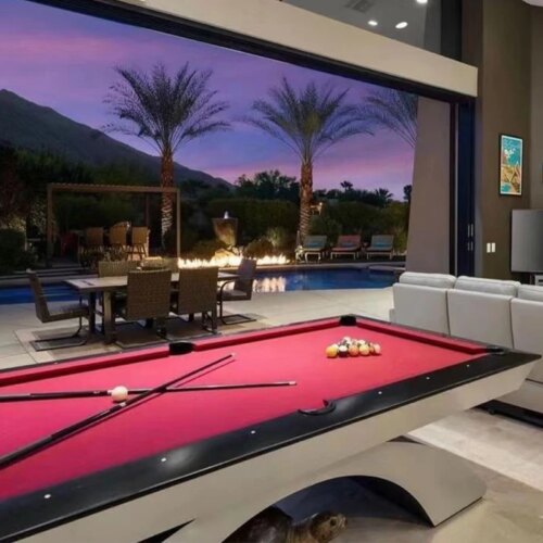 Best Price English Custom Folding 6Ft Stone Slate Pool Tables Used For Sale - Image 2