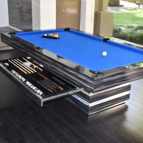 Best Price Professional Handmade Full Size Wood Billiards Luxury Modern High Grade Rubber Cushion Pool Table With Accessories - Image 5