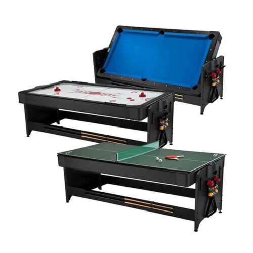 Cheap  4 in 1 Multi Game Billiard Table  Indoor Sports 6ft with Pool / Ping Pong / Air Hockey / Dining Top