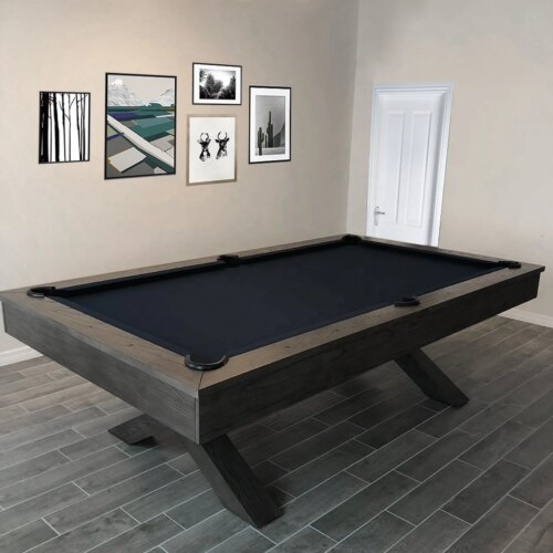 Cheap Price Solid Wood Slate Bed Vintage Pool Billiards Table - Image 4