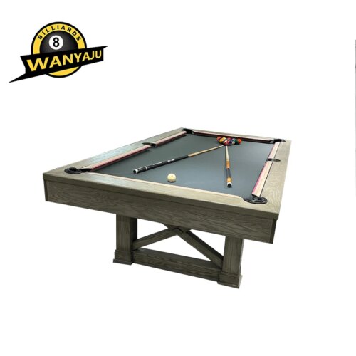 China Factory Direct Price Entertainment pool table billiard 7FT/8FT/9FT of natural slate and professional table cloth - Image 4