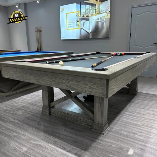 China Factory Direct Price Entertainment pool table billiard 7FT/8FT/9FT of natural slate and professional table cloth - Image 6