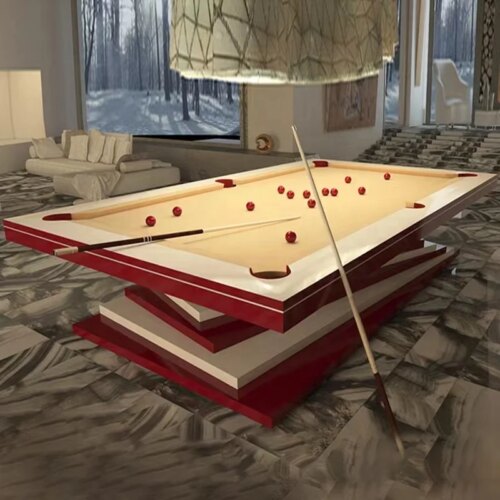 China Manufacturer Wholesale Solid Wood Slate Billiards Pool Table - Image 5