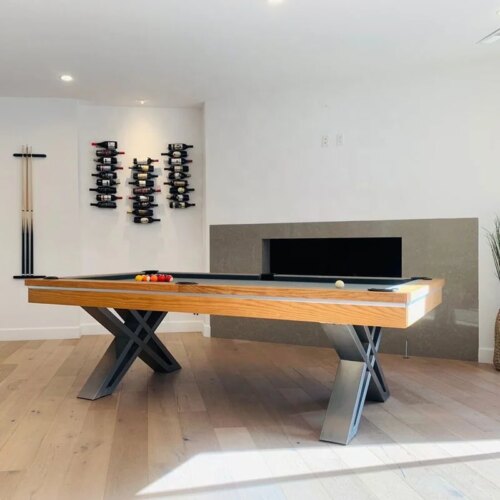 Competitive price high quality solid wood slate rustic billiards pool tables - Image 5