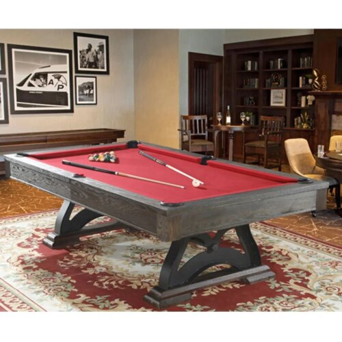 Competitive price high quality solid wood slate rustic billiards pool tables - Image 2