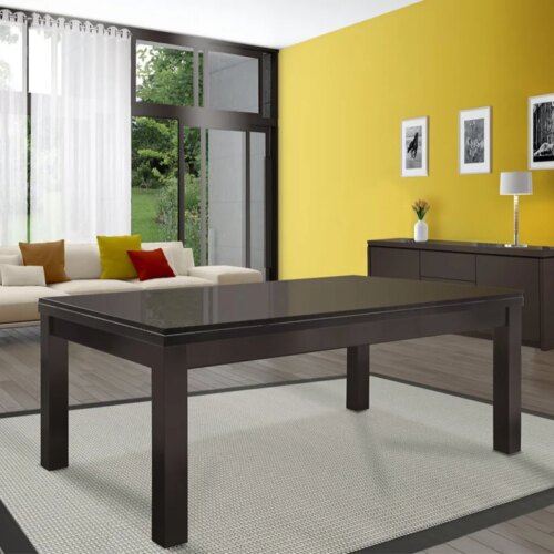 Dining top billiard pool table 7ft/8ft/9ft with natural slates modern classic home use pool table for sale - Image 5