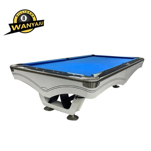 Factory Custom American Styles 9 Ball Billiard Pool Table with Solid Wood and Slate Bed - Image 6