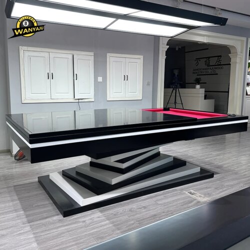 Factory Wholesale Best Price Modern Beautifully Designed 7FT 8FT 9FT Luxury Indoor Customized Pool Billiard Table For Hot Sale - Image 6