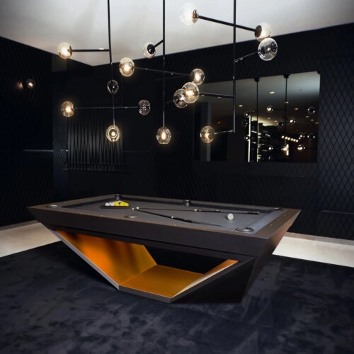 Factory Wholesale High Quality Luxury Designs Glass Dining Biliard Table Custom High End Outdoor Indoor Slate Pool Table 8ft - Image 4