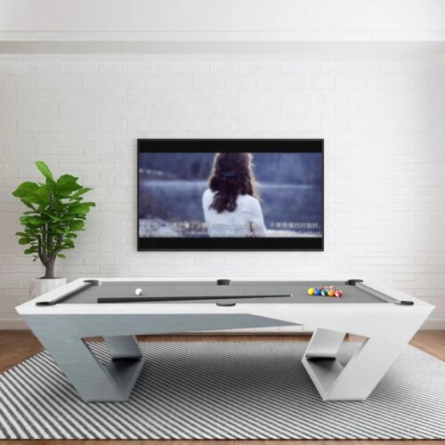 Factory Wholesale High quality  billiard modern luxury  pool table 9ft 8ft 7ft Solid wood dining pool table $999.00 - Image 5