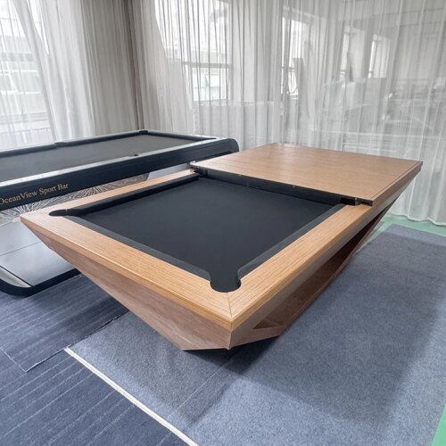 Factory direct sale cheap 7ft/8ft /9ft solid wood natural slate Standard Tournament game Slate Bed billiards - Image 5