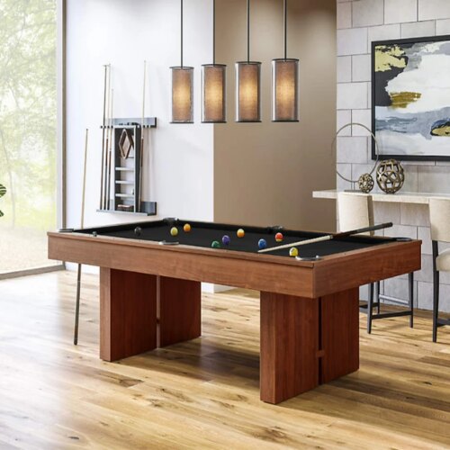 Factory luxury direct hot selling design billiard and tennis  top  natural slate solid wood with professional felt