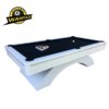 Factory luxury price solid wood and natural slate English billiard table7ft 8ft 9ft pool table with professional felt - Image 5