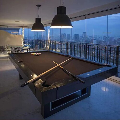 Factory manufacturer 7ft/8ft/9ft  direct sales best selling luxury modern style natural slate solid wood billiard tables - Image 3