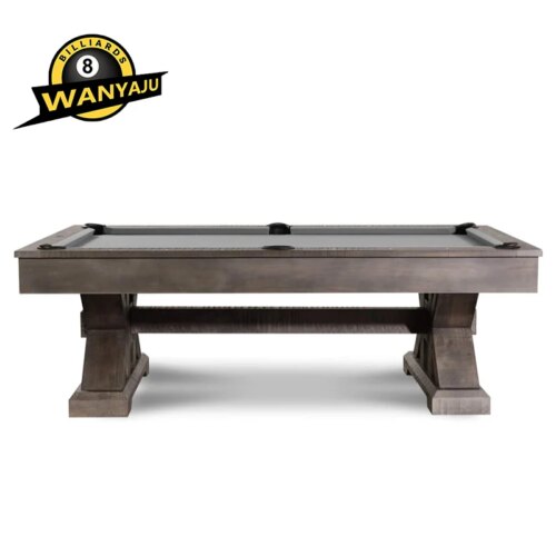 Factory modern new design 9ft/8ftpool and billiard table with solid wood high quality natural slate - Image 3
