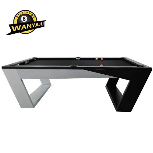 Factory new style direct selling billiard pool table natural slate bed solid wood oak walnut wood  professional felt - Image 4