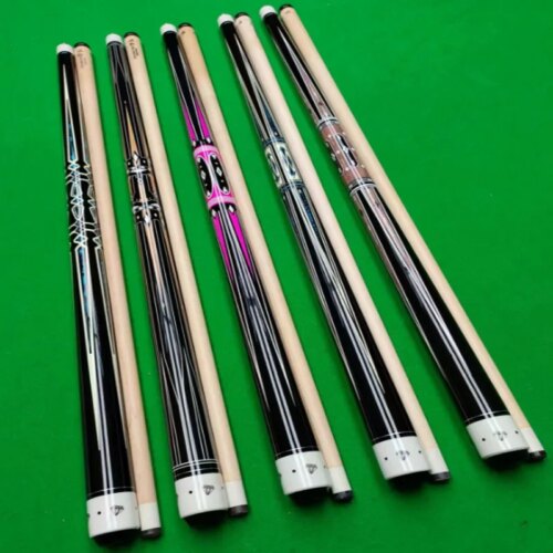 Factory wholesale selling wood billiard diamond pool cue sticks 11mm 13mm leather head 1/2 jointed billiard cue - Image 4