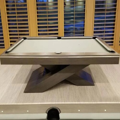 Good Quality 8 Ball Sale Granite Straight Legs Dining Dinning Table To Pool - Image 5