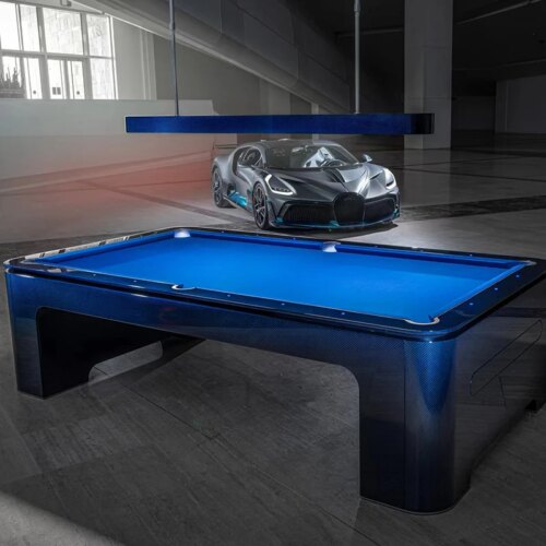 Good Selling Dining Straight Legs Cordless Light 9Ft Folding Pool Table 9 Ft