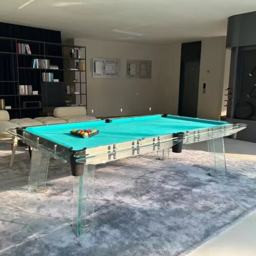 Good material Fancy Modern Luxury Glass Pool Billiards Table for Sale - Image 3