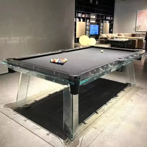Good material Fancy Modern Luxury Glass Pool Billiards Table for Sale - Image 4