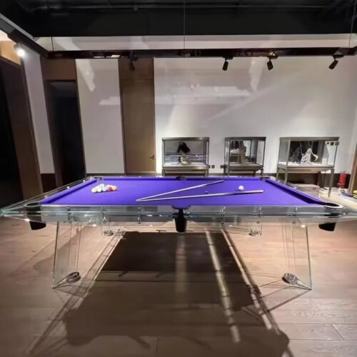 Good material Fancy Modern Luxury Glass Pool Billiards Table for Sale - Image 5