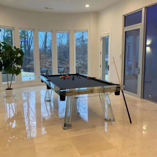 Good material Fancy Modern Luxury Glass Pool Billiards Table for Sale - Image 6