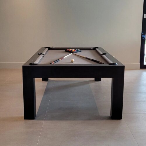 Home Indoor Most Popular 7ft 8ft 9ft Solid Wood Slate Dinner Billiards Modern Luxury Style 2 In 1 Multi Functional Pool Table