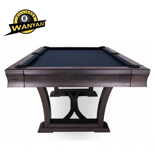 Hot sale factory 9ft 8ft 7ft pool and  billiard table American style   folding  top natural slate solid wood - Image 2