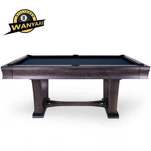 Hot sale factory 9ft 8ft 7ft pool and  billiard table American style   folding  top natural slate solid wood - Image 3