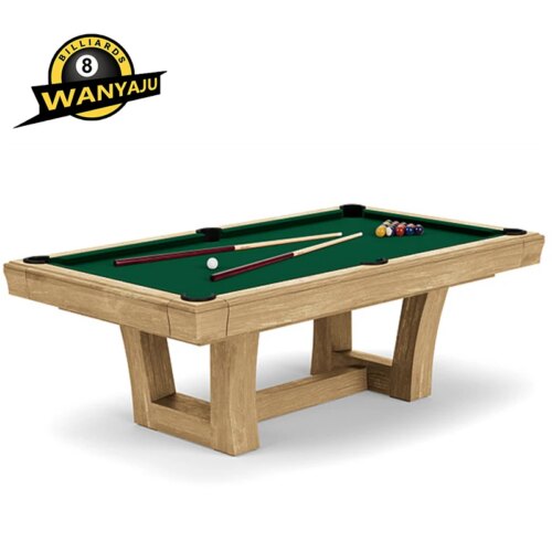 Hot sale factory 9ft 8ft 7ft pool and  billiard table American style   folding  top natural slate solid wood - Image 6