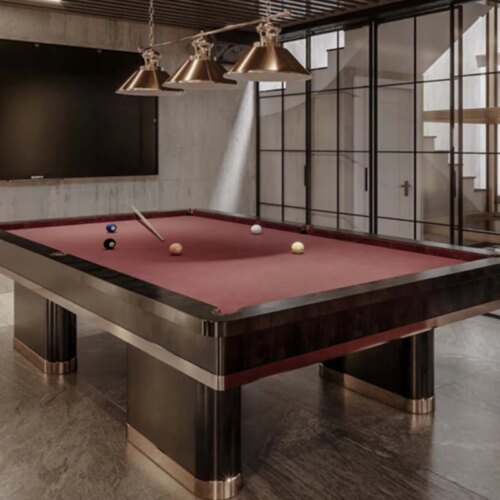 Hot selling direct factory various style high quality natural slate 7FT/8FT/9FT solid wood  billiard pool table - Image 2