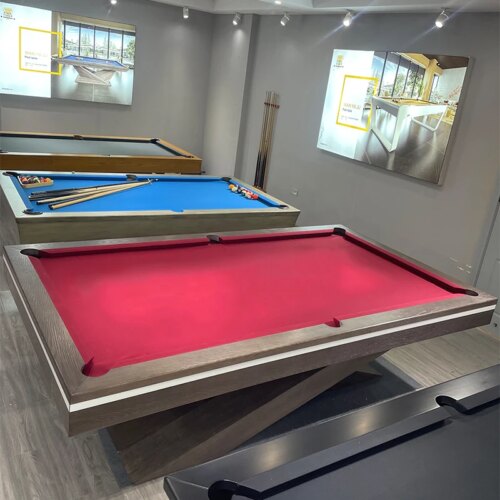 Luxury hot selling factory special designer  pool and billiard tables with natural slab and high end rubber and paint - Image 4