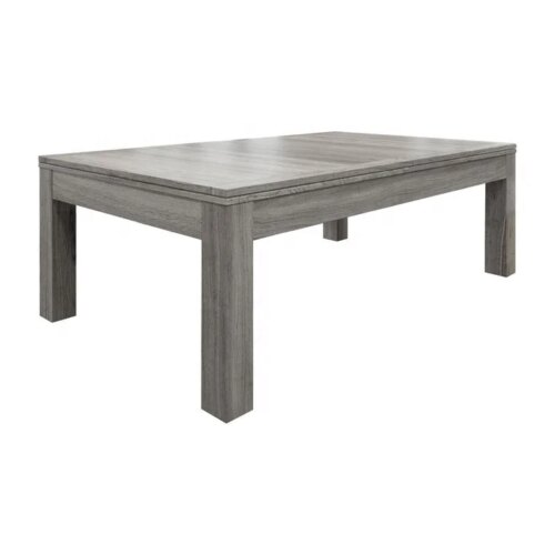 Modern Dinner Design White 9FT Slate Solid Wood Dining Pool Table - Image 6
