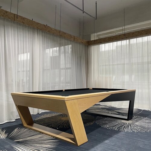 Modern Luxury Stone Slate Professional 8FT 9FT Bliiards with Dining Top Pool Table - Image 4