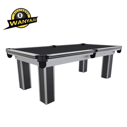 Modern Mesa De Billar De 9 Pies Dining Billiards Table For Sale contemporary pool table with natural slate - Image 2