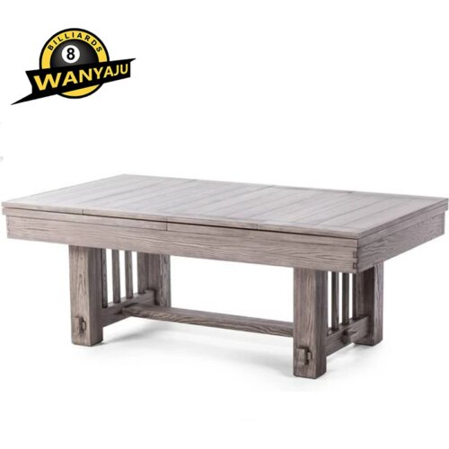 Modern design  indoor pool billiard table with solid wood natural marble slate bed professional table cloth - Image 5