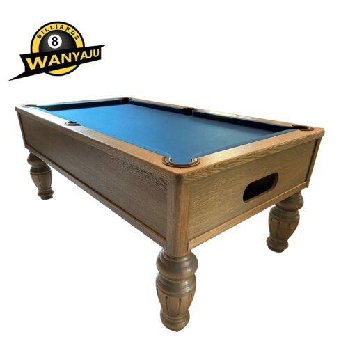 Modern luxury American pool billiard table solid oak wooden frame 7ft 8ft and 9ft marble top billiard pool table - Image 2