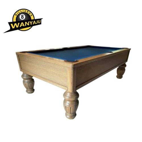 Modern luxury American pool billiard table solid oak wooden frame 7ft 8ft and 9ft marble top billiard pool table - Image 4