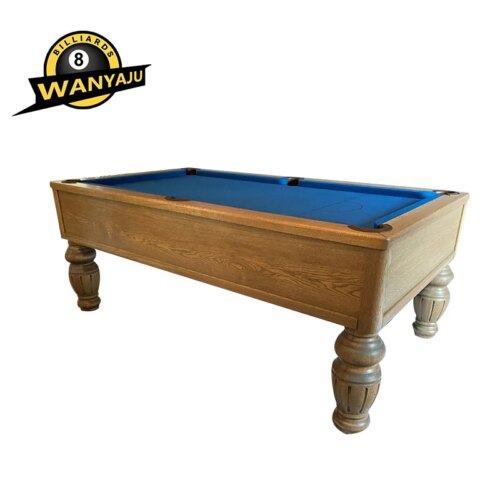 Modern luxury American pool billiard table solid oak wooden frame 7ft 8ft and 9ft marble top billiard pool table - Image 5