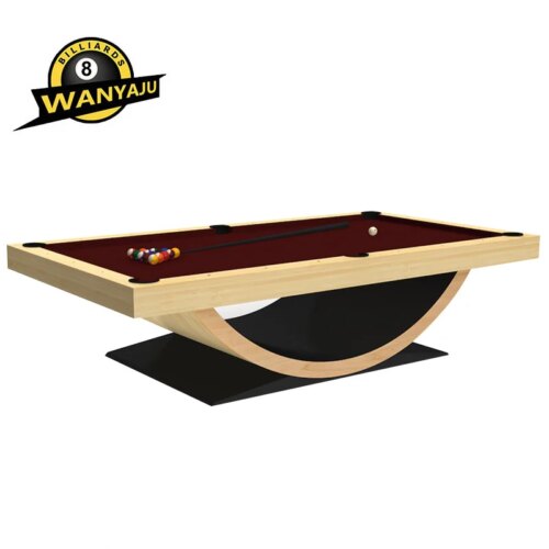 Modern popular designs custom luxury 7ft 8ft 9ft K55 rubber slate bed black  pool billiard table - Image 4