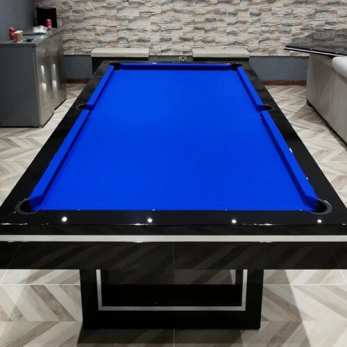 Modern style High grade professional Billiard table 8ft 7ft Solid wood luxury pool table with dining top bench - Image 2